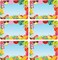 180 PCS Summer Name Tags Stickers, Cute Watermelon Ice Cream Gift Labels, Self-Adhesive Summer Theme Name Tag Stickers for Gifts, Classroom, Party, Teachers, School Supplies